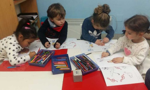 Nuestros alumnos pequeños aprenden la clave de Sol