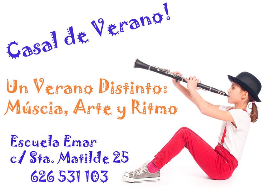 Quieres un Verano Musical!! Ven a nuestro Casal!!!