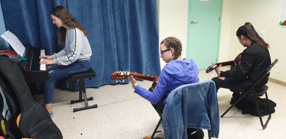 Preparación para el concierto!