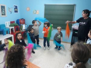 Clase Infantil de Expresión Corporal